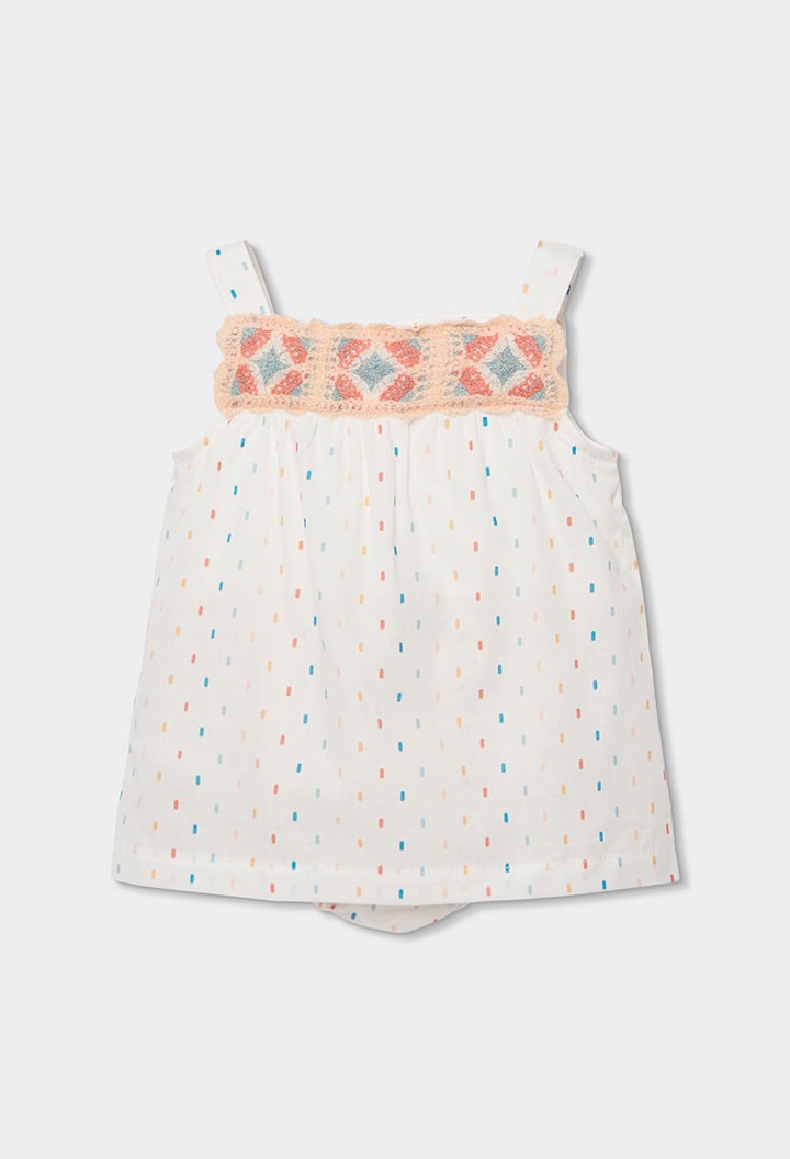 Vestido Boboli de tejido fantasía
