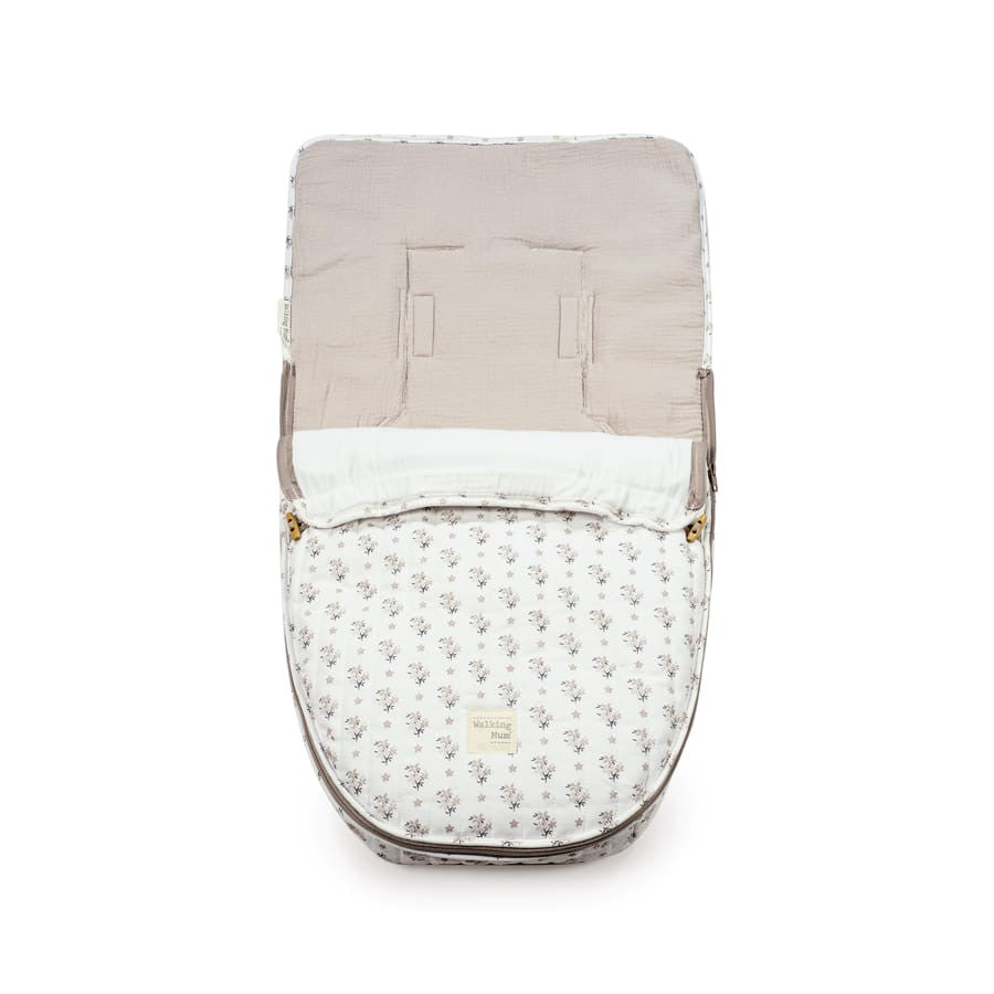 Saco Cuco 2 en 1 Entretiempo Walking Mum Botton Flores