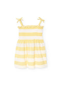 Vestido Boboli punto listado