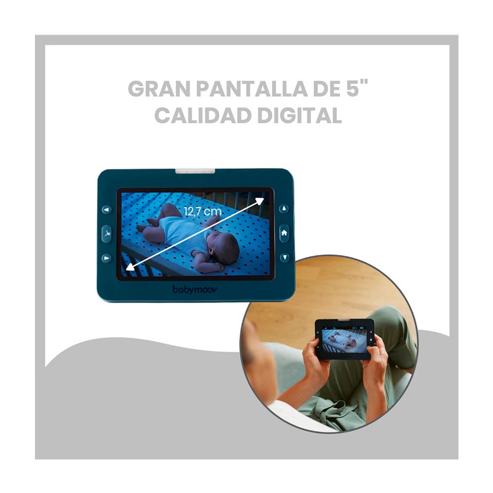 Vigilabebes motorizado Babymoov YOO MASTER+ de 5"