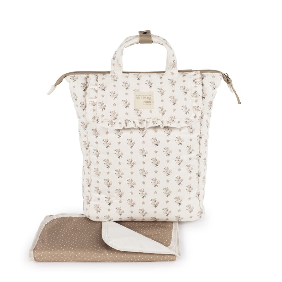 Mochila Walking Mum Botton Flores