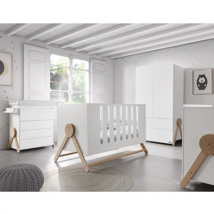 Cuna Micuna Swing 140 x 70 con relax system con colchón opcional