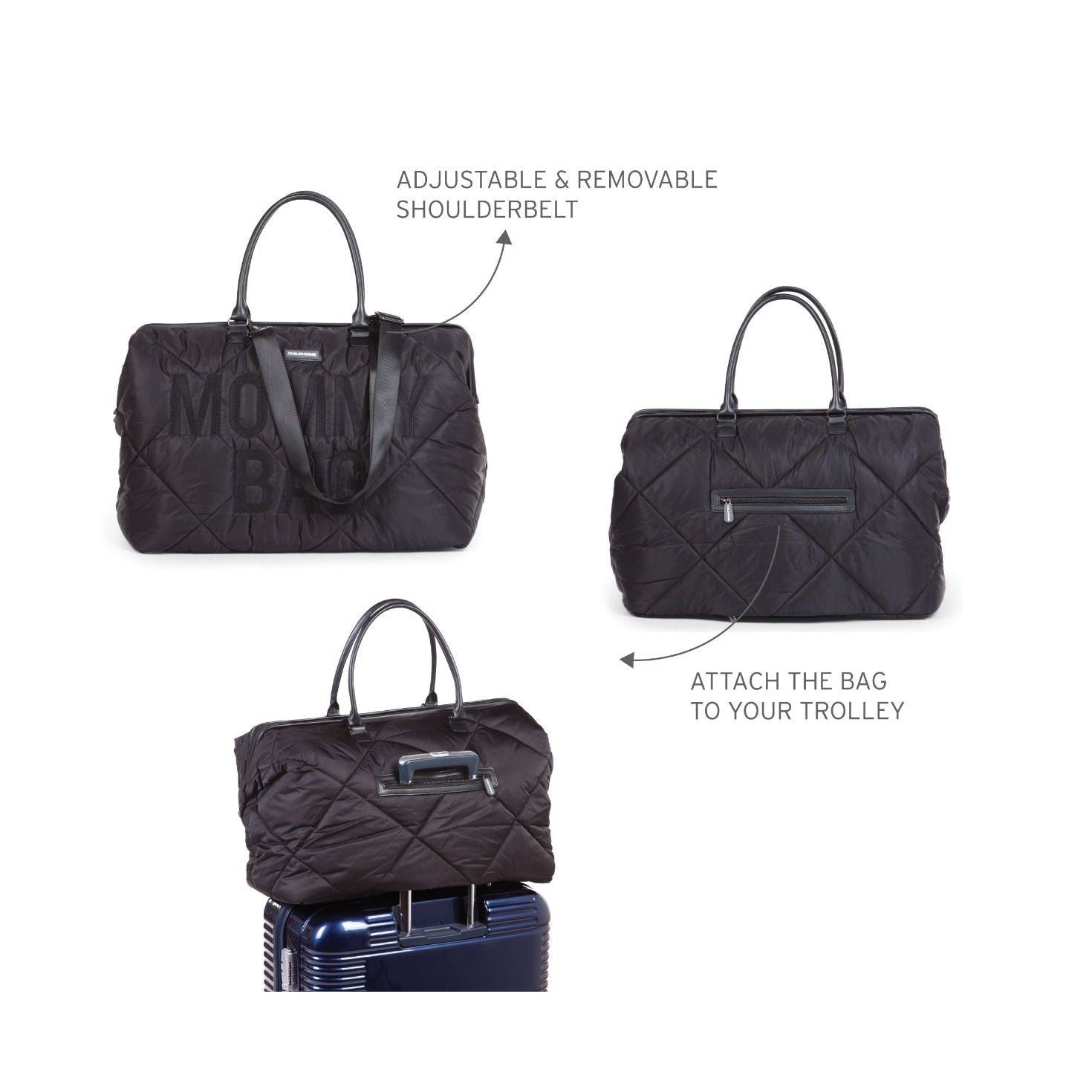 Bolso Maternidad Childhome Mommy Bag Acolchado con cambiador