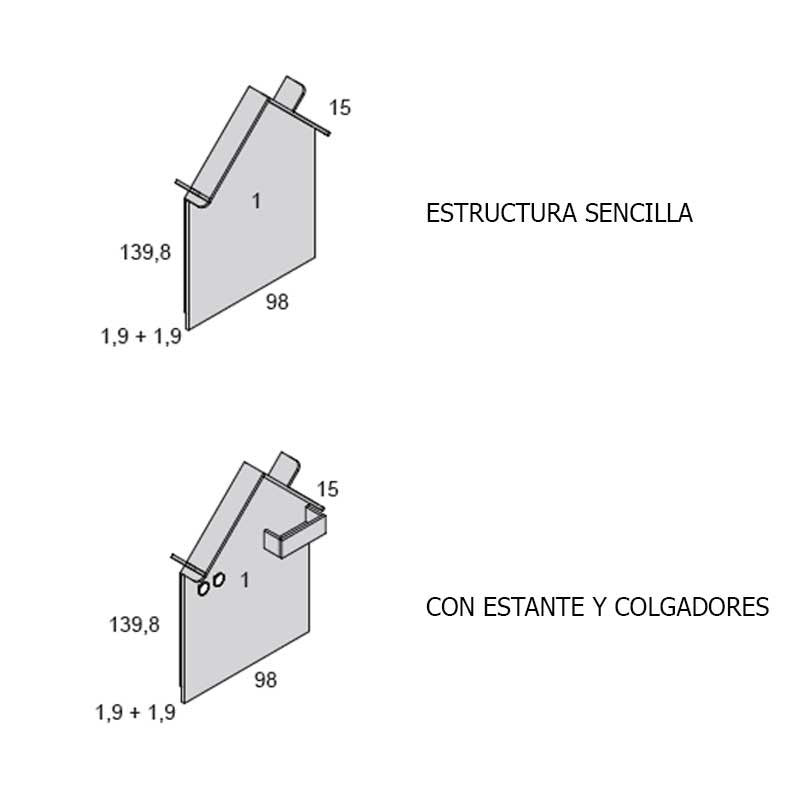 Pizarra casita ARCO IRIS de Ros MIni