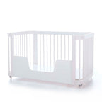 Minicuna, cuna, cama, escritorio 4 en 1 Alondra Crea Tre Bianco