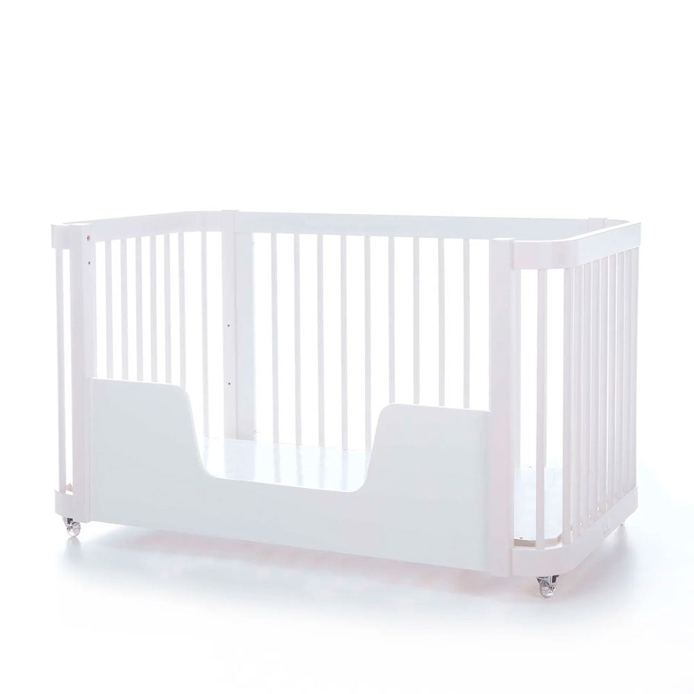 Minicuna, cuna, cama, escritorio 4 en 1 Alondra Crea Tre Bianco