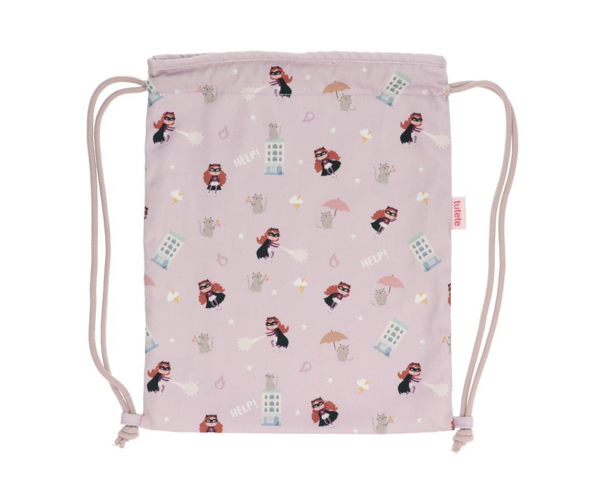 Mochila Tutete Saco Tela Fantastic Girl Personalizable
