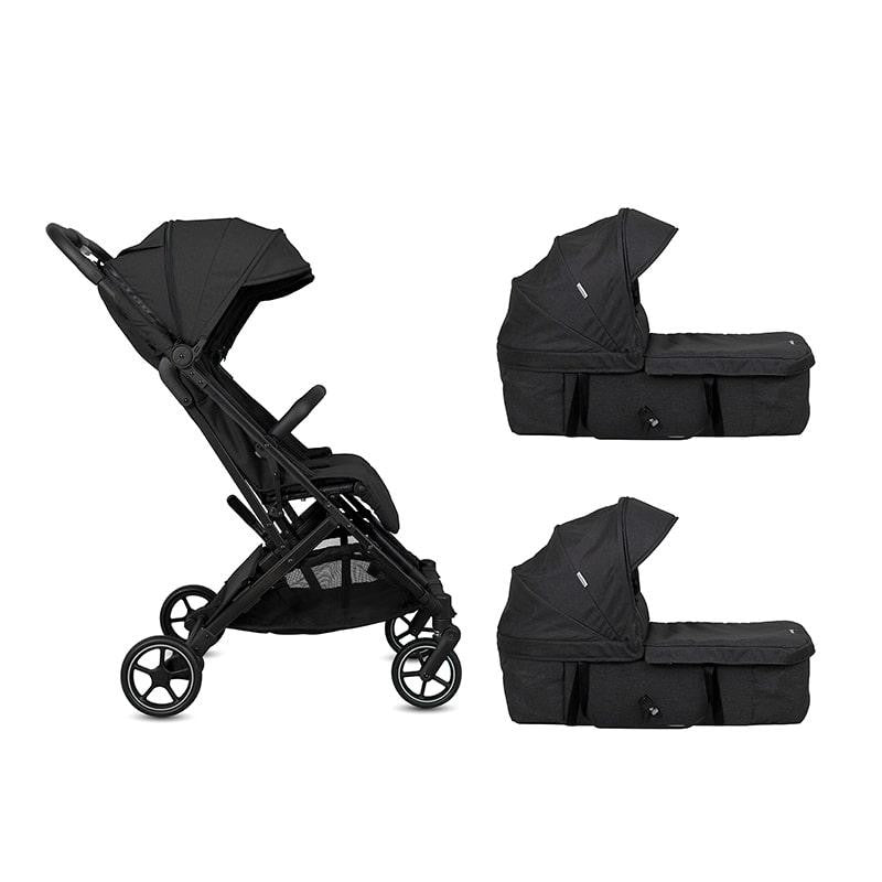 Cochecito Gemelar Casualplay Tour Twin Max con 2 capazos