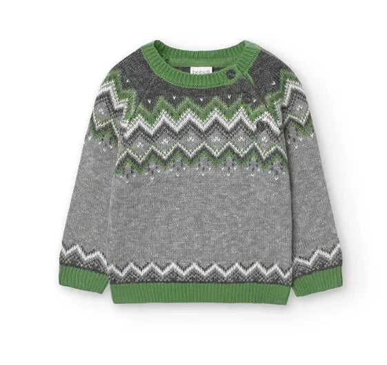Jersey Boboli tricotosa jacquard