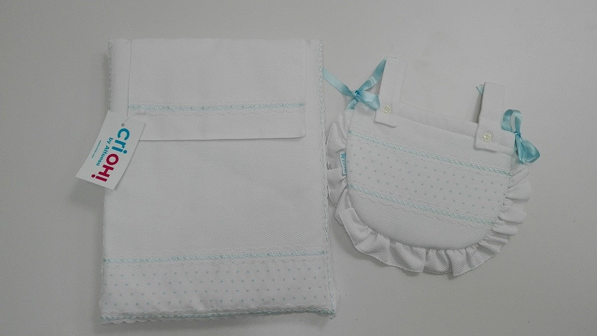 Colcha y Panera Cochecito de muñeca