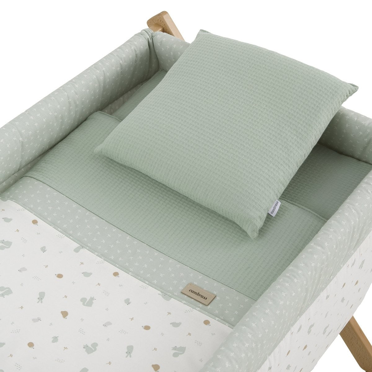 Minicuna tijera madera natural Cambrass Ardi