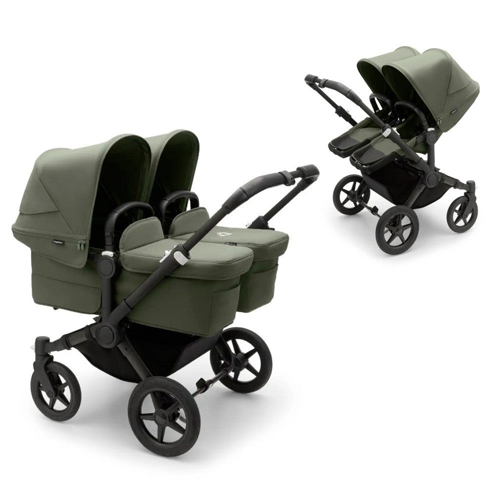 Cochecito Gemelar Bugaboo DONKEY 5 TWIN unicolor para 2 hermanitos