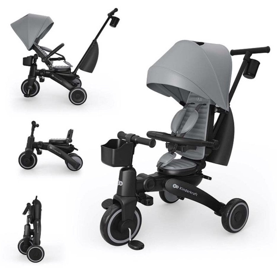 Triciclo plegable Kinderkraft JAZZ 3 Evolutivo 6 en 1