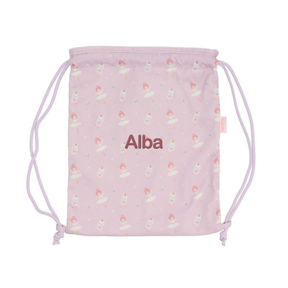 Mochila Saco Tela Tutete Ballet Personalizable