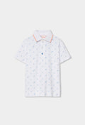 Polo Boboli piqué estampado