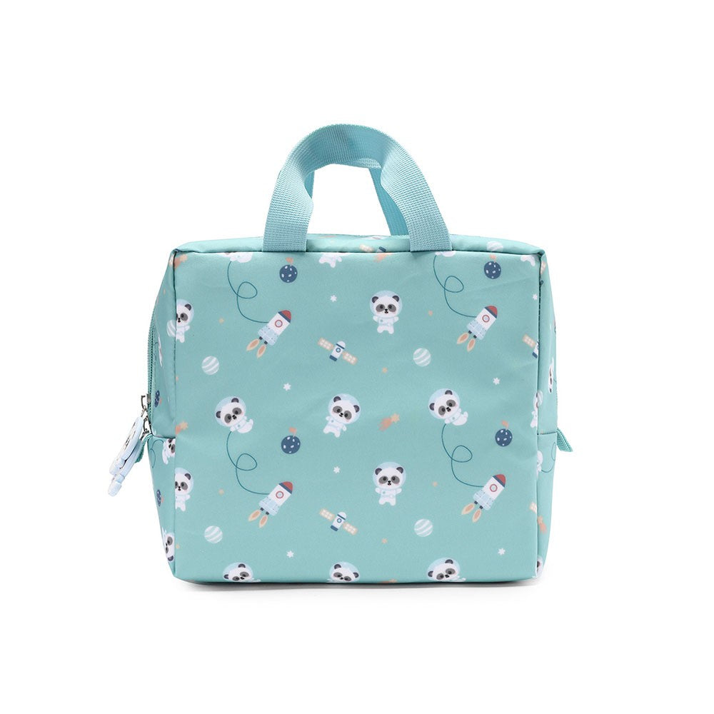 Bolsa merienda térmica Tutete Pandas in Space Personalizable