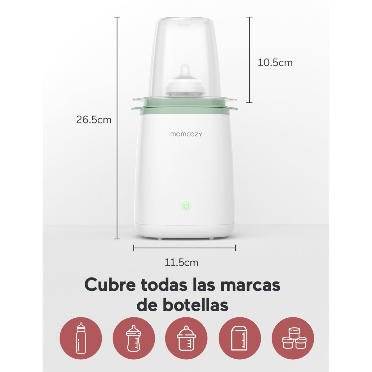 Calentador Momcozy portatil ultrarrapido