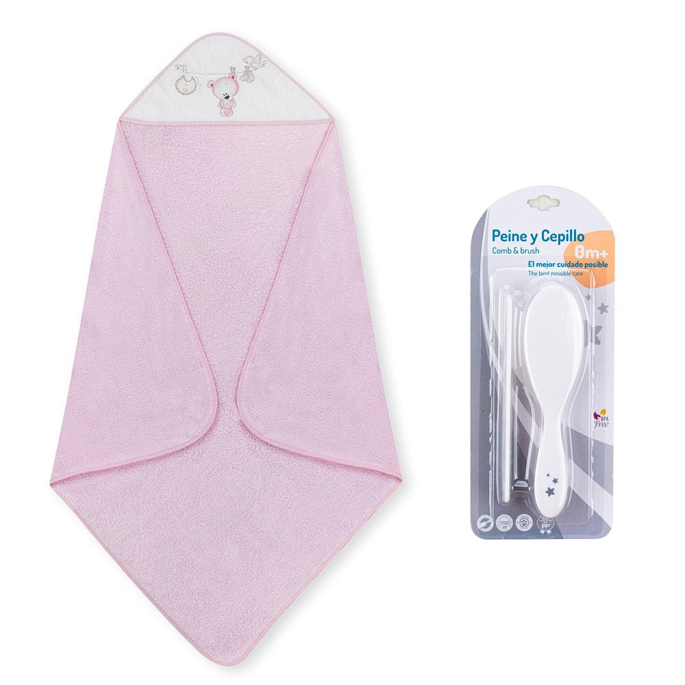 Capa de Baño Interbaby con Peine y Cepillo de Regalo