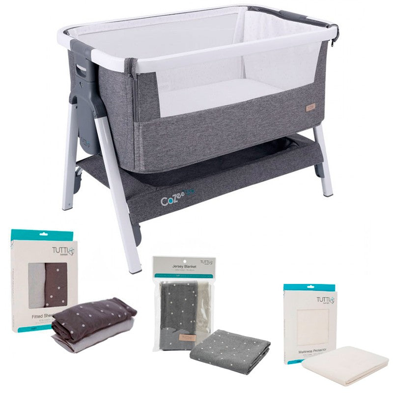 PACK Minicuna colecho Tutti Bambini COZEE LITE con 2 sabanas