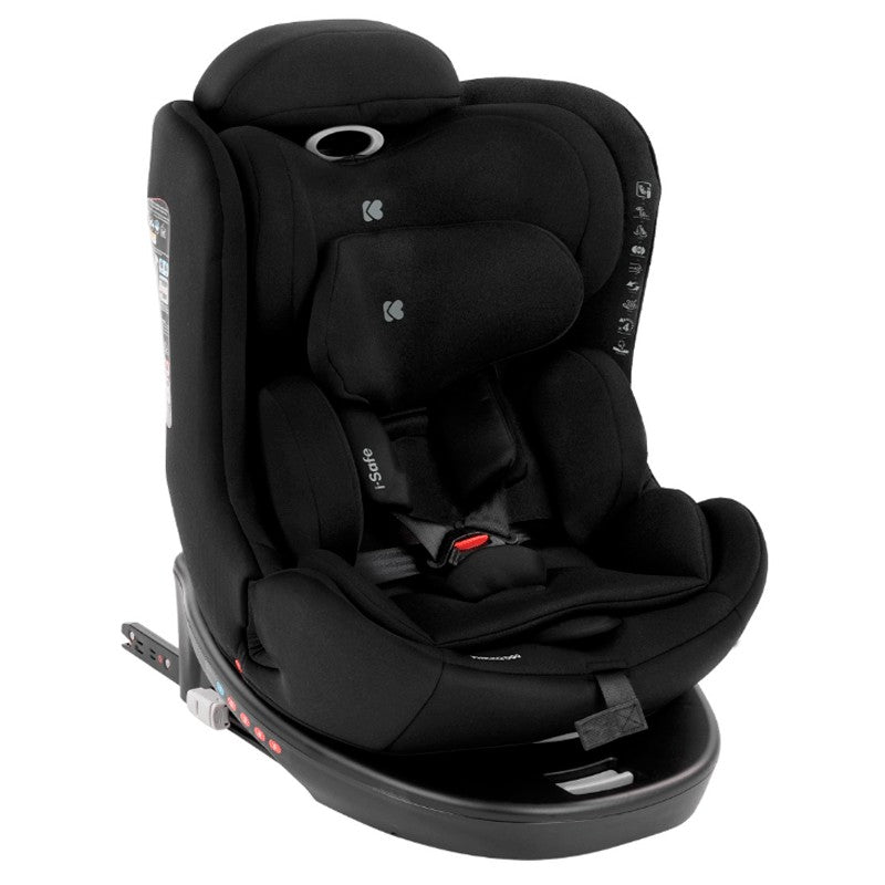 Silla Auto KikkaBoo I SAFE I-Size 360º 40-150 cm (R129)
