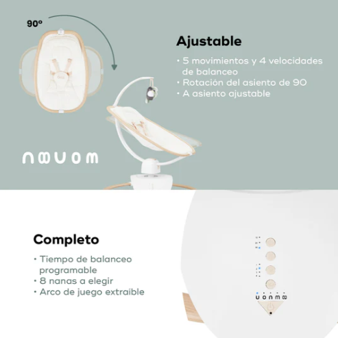 Balancin electrico con mando Babymoov Swoon Hop