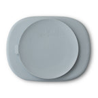 Plato compartimentado de silicona Interbaby con tapa y ventosa