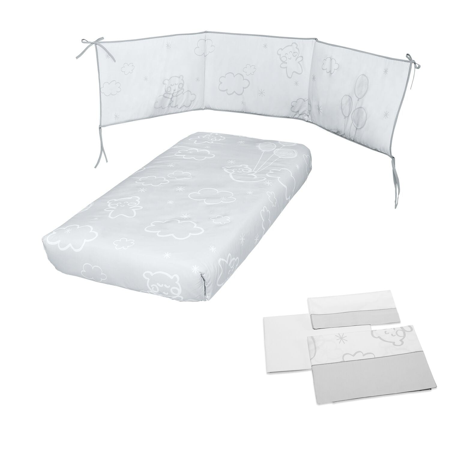 Pack textil Micuna Dolce Luce Nórdico + Protector + Juego Sábanas cuna 120 X 60