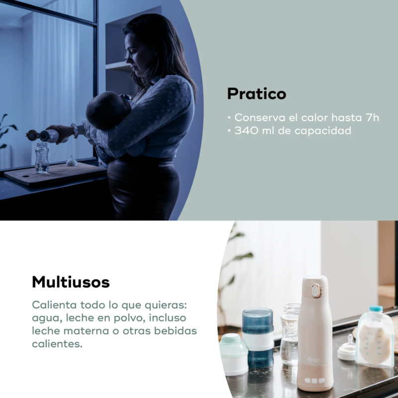 Calientabiberones Babymoov Moov & Feed portátil con bateria