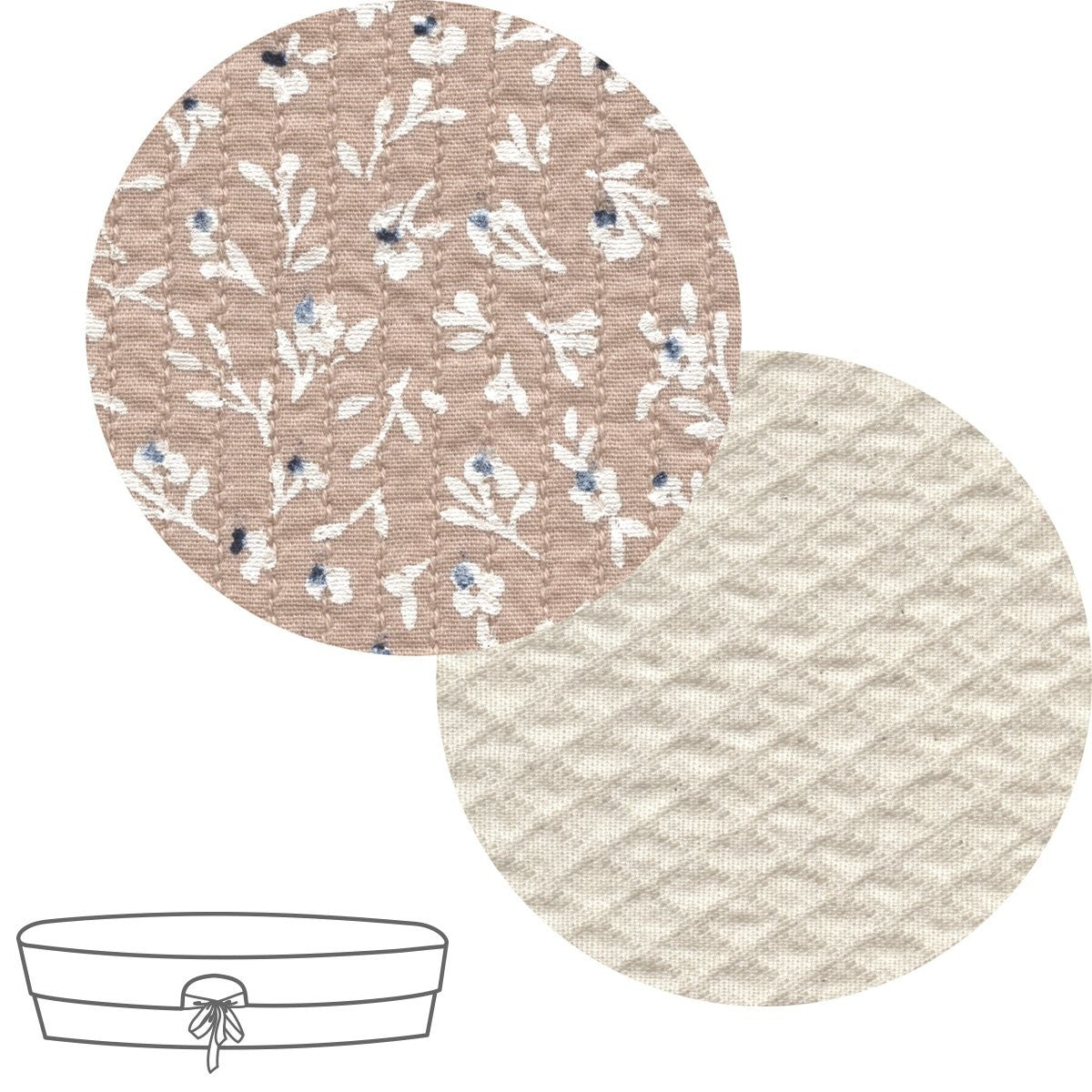Garnitura capazo cremallera reversible Cambrass Rustic