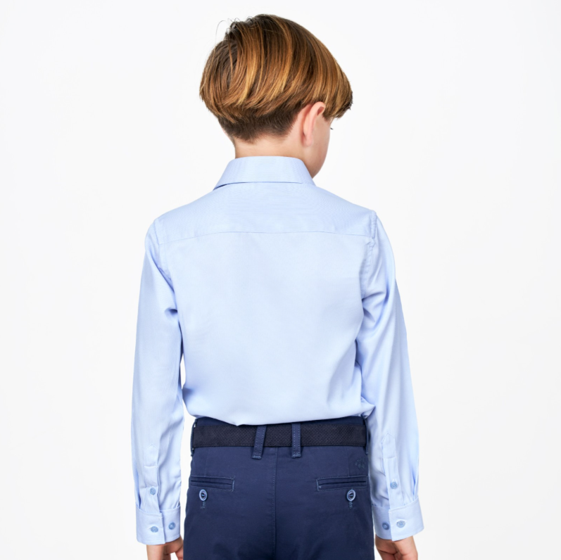 Camisa Spagnolo 4099 cutaway popelin rayas