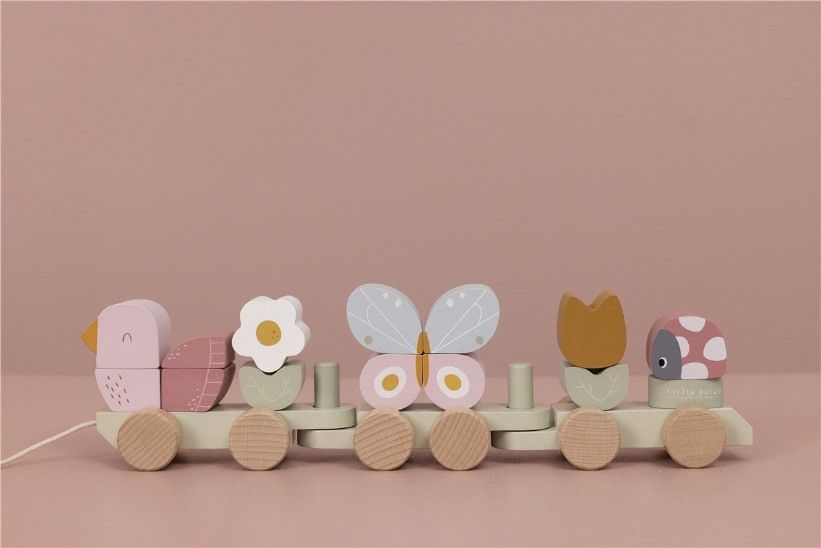 Tren Little Dutch apilable Flores & Mariposas