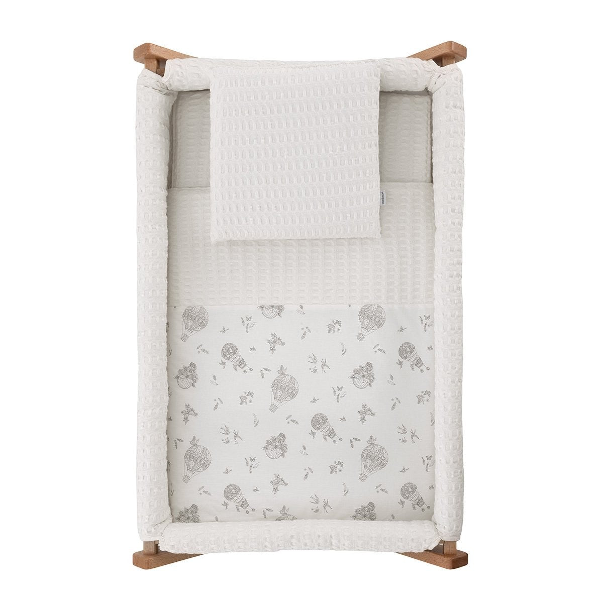 Minicuna tijera madera natural Cambrass Globe