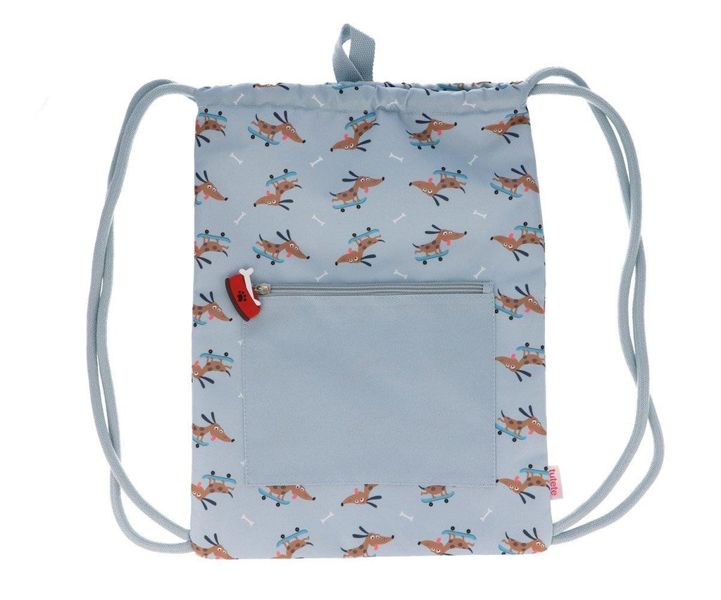 Mochila Saco Tutete Impermeable Skater Dog Personalizable