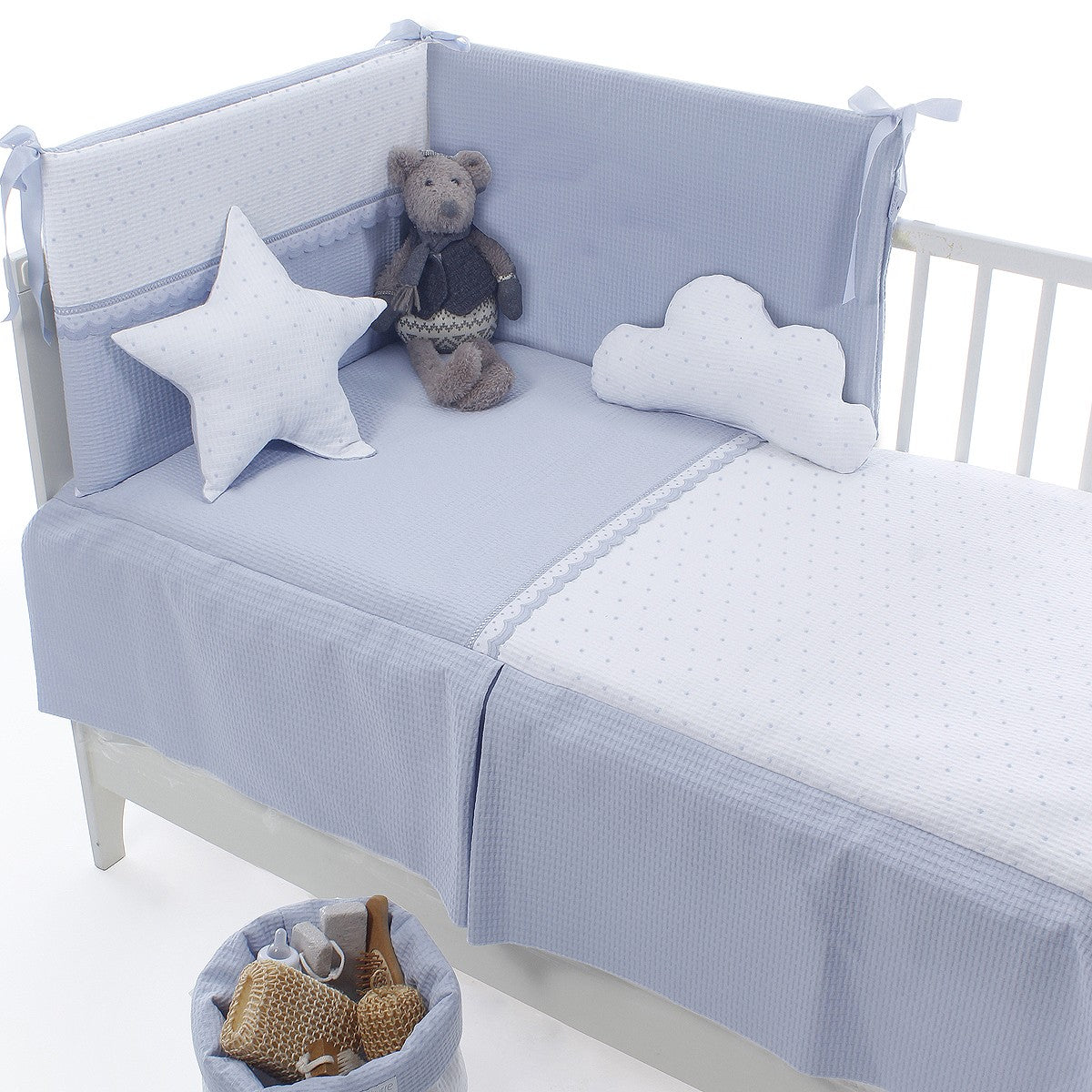 Colcha y Protector de cuna Uzturre P5 Dots