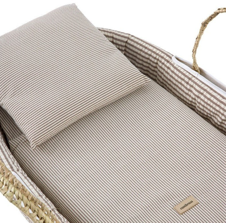 Moises de Palma Acolchado Cambrass + Patas Natural Derby Beige Natural 39x80x61 cm