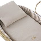 Moises de Palma Acolchado Cambrass + Patas Natural Derby Beige Natural 39x80x61 cm