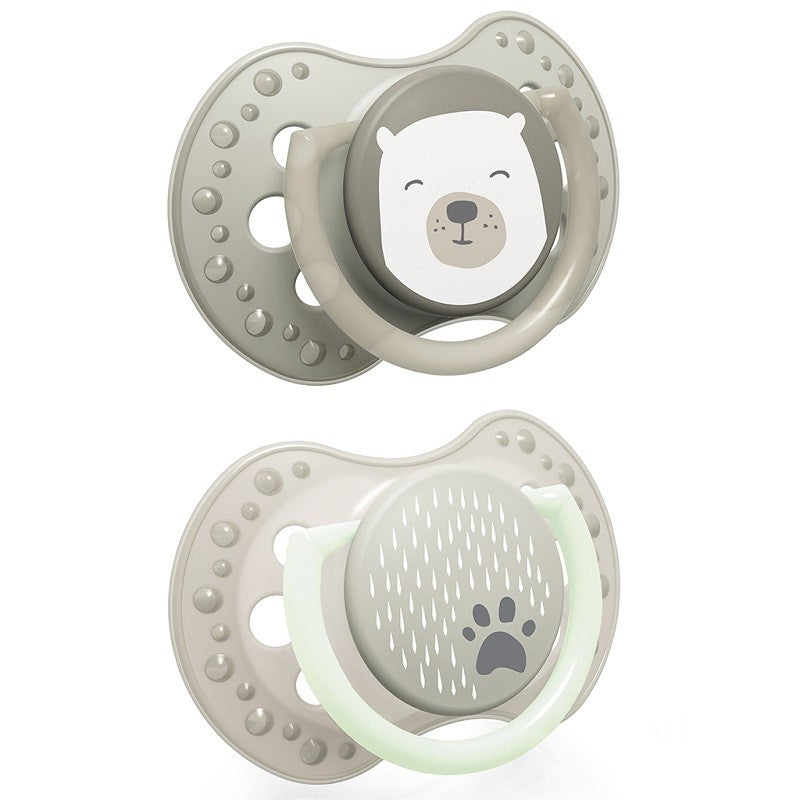 Mini chupetes dinámicos LOVI Buddy Bear 2 ud.