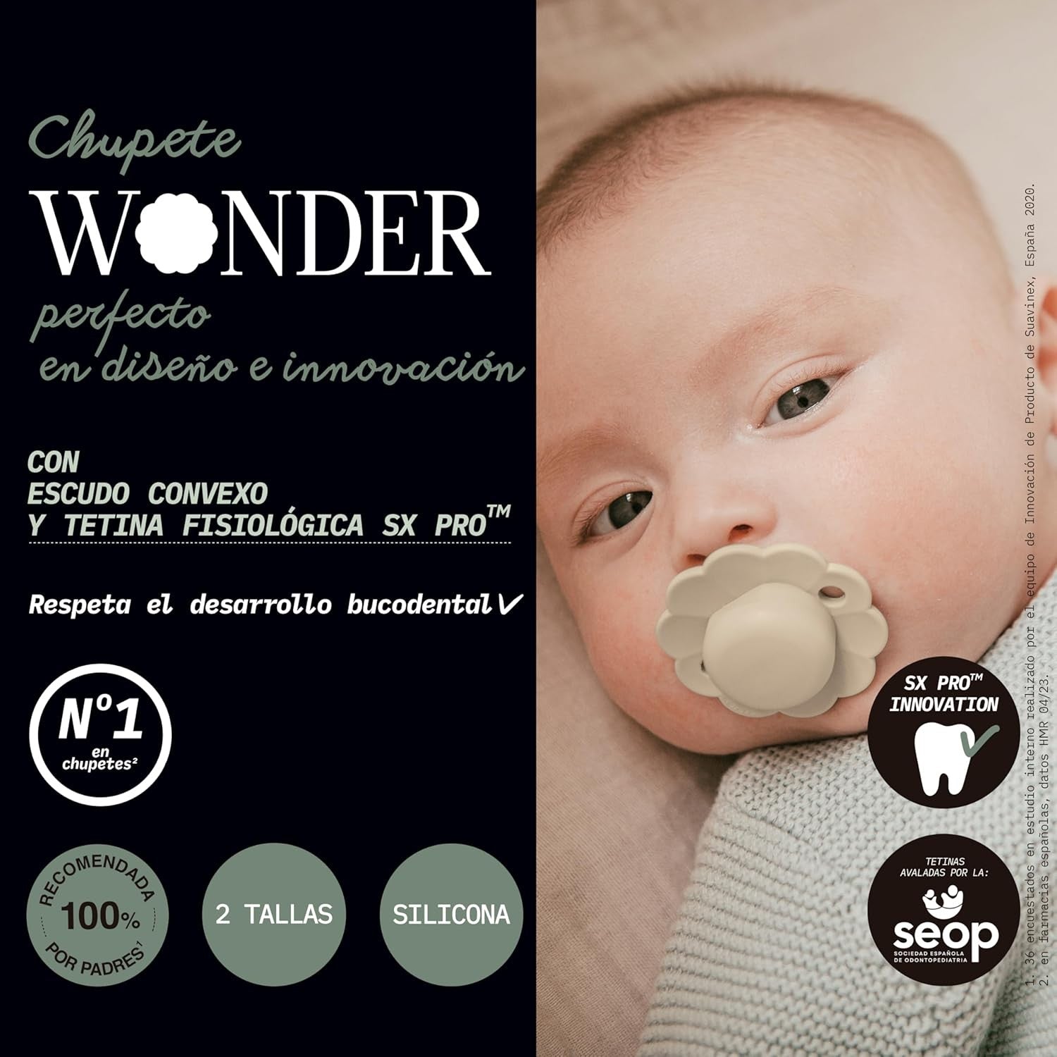 Chupete Suavinex Wonder SX PRO Silicona 6M/18M