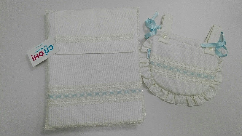 Colcha y Panera Cochecito de muñeca