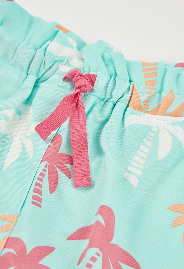 Bermudas Boboli viscosa estampado
