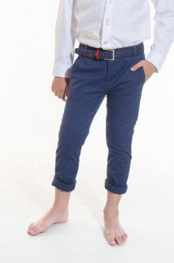 Pantalon chino Spagnolo basico Piping gab elast 4778