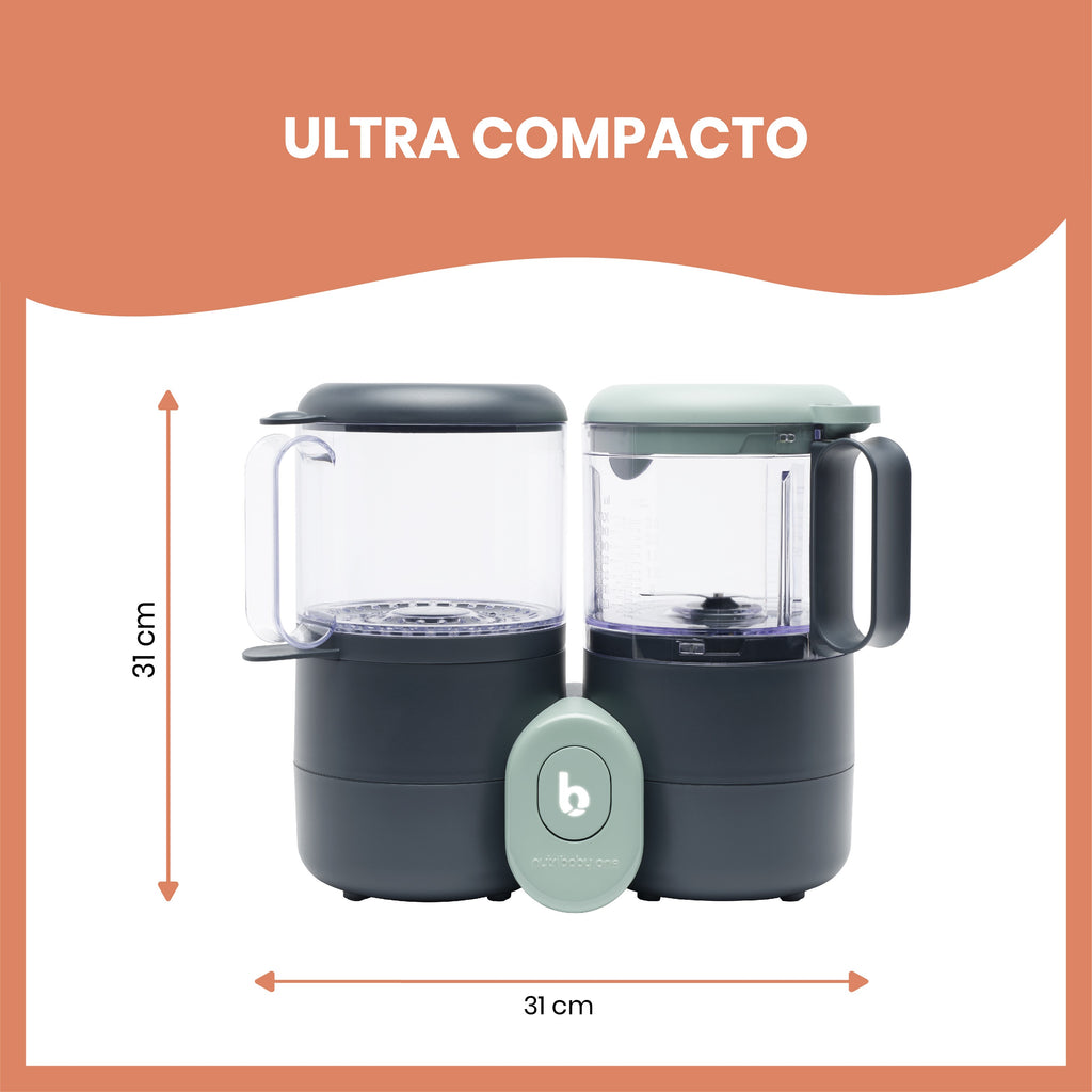 Robot de cocina Babymoov Nutribaby ONE batidora y vaporera