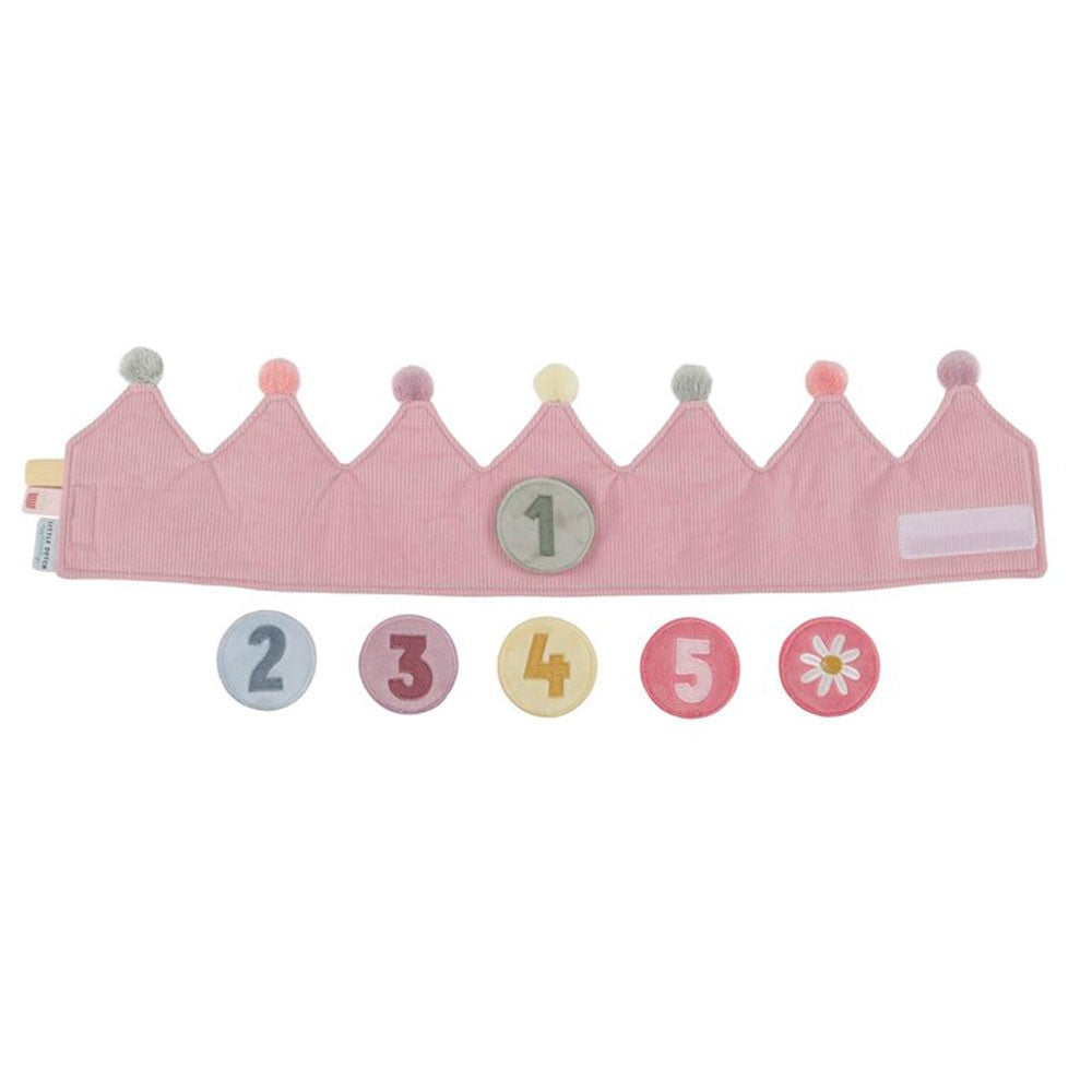 Corona de cumpleaños Little Dutch Números Rosa