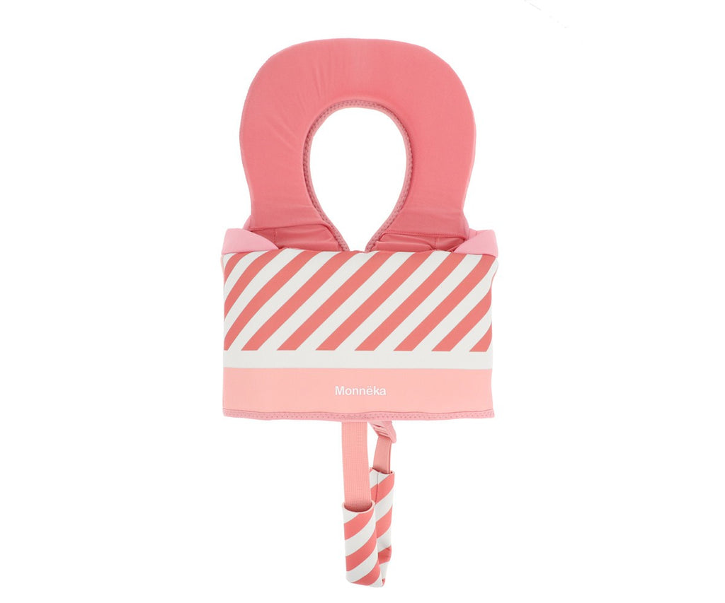 Chaleco Flotador Aprendizaje Monnëka Stripes Bloom & Blush 1-2 Años