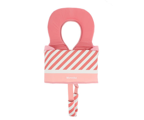 Chaleco Flotador Aprendizaje Monnëka Stripes Bloom & Blush 1-2 Años