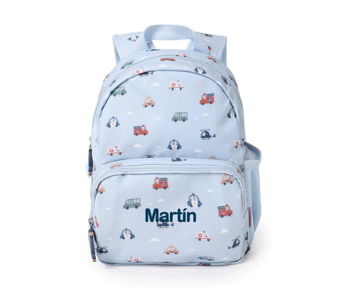 Mochila infantil Tutete City Cars Personalizable