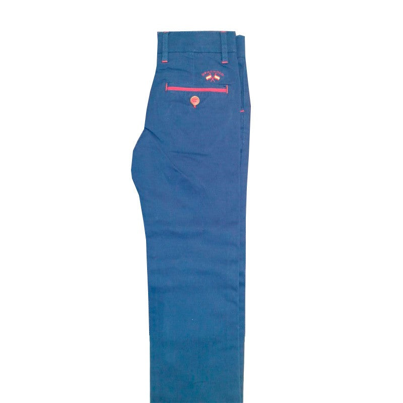 Pantalon chino Spagnolo basico piping gab elast 4778