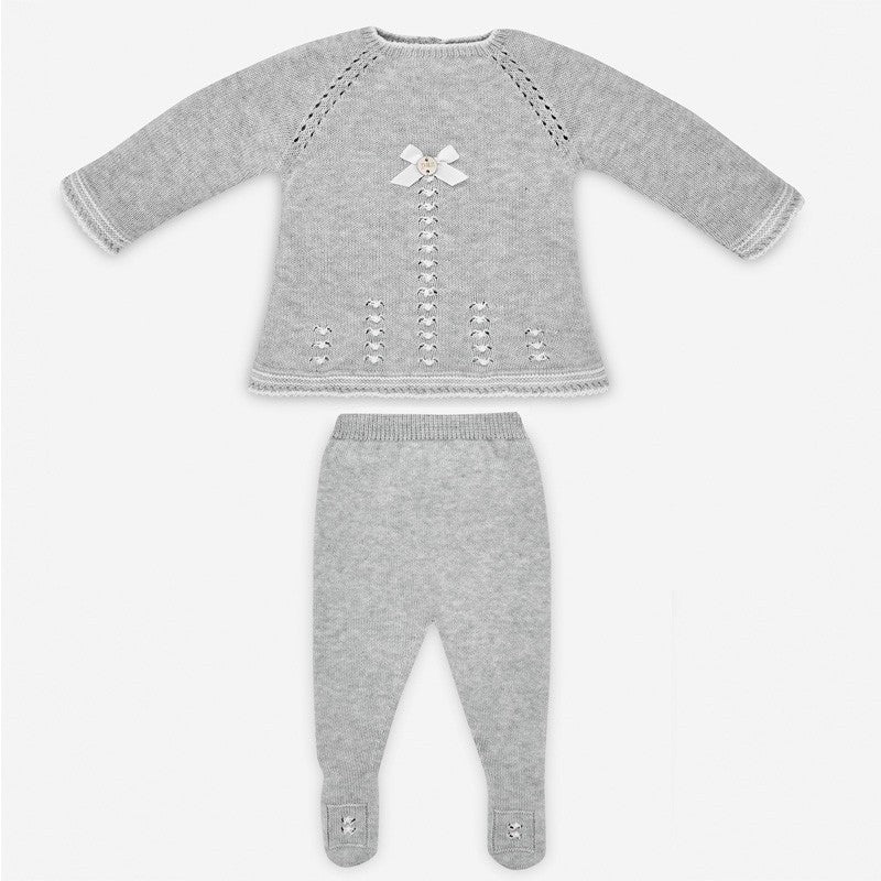 Conjunto jubon y polaina Paz Rodriguez Mimbre