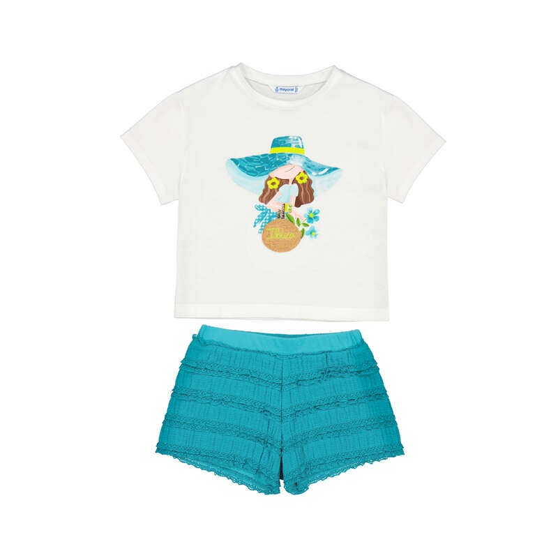Conjunto Short Mayoral punto fantasia