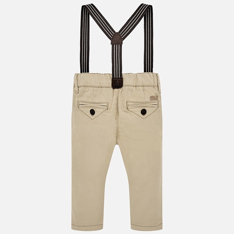 Pantalon chino Mayoral pique tirantes